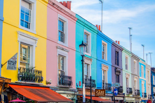 Les rues colorées de Nothing Hill