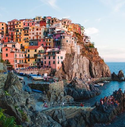 vue sur les cinque terre