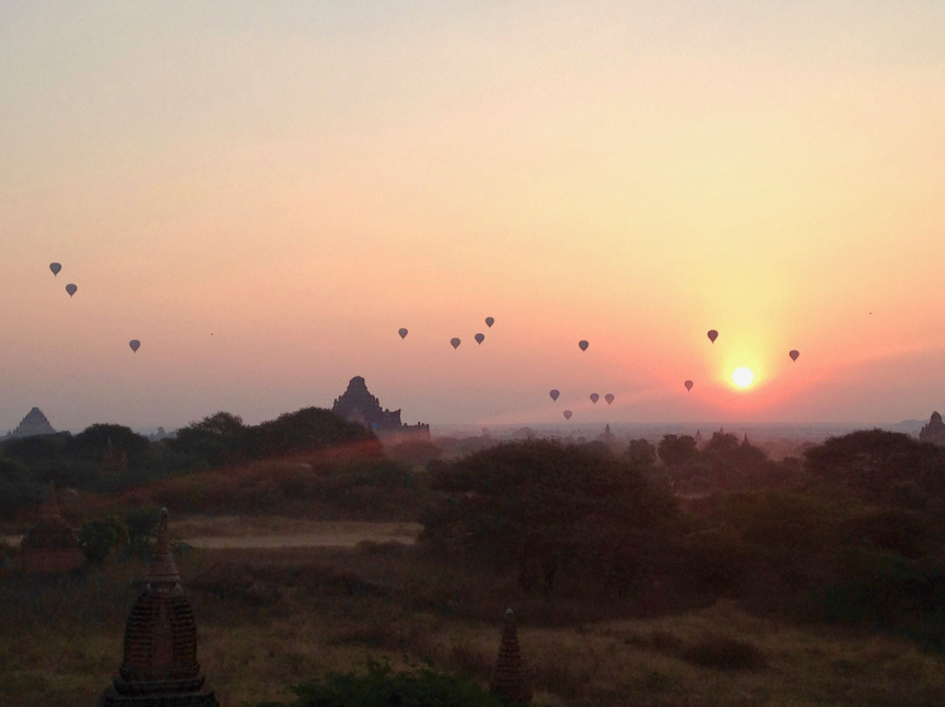 Mongolfières Bagan - Myanmar 