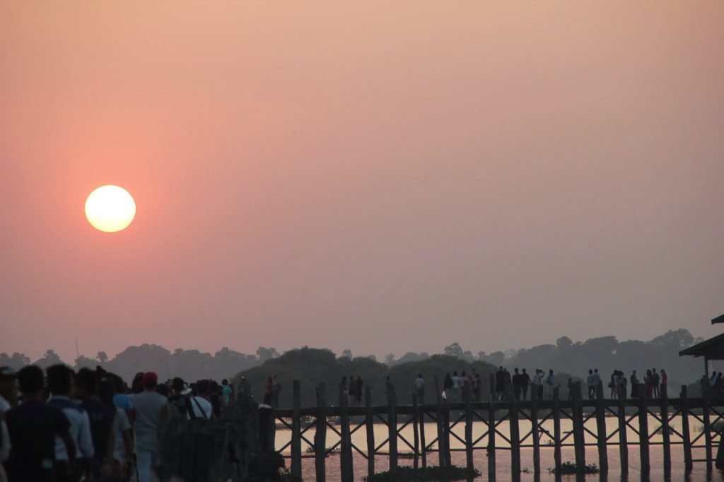 Pont en bambou - Myanmar