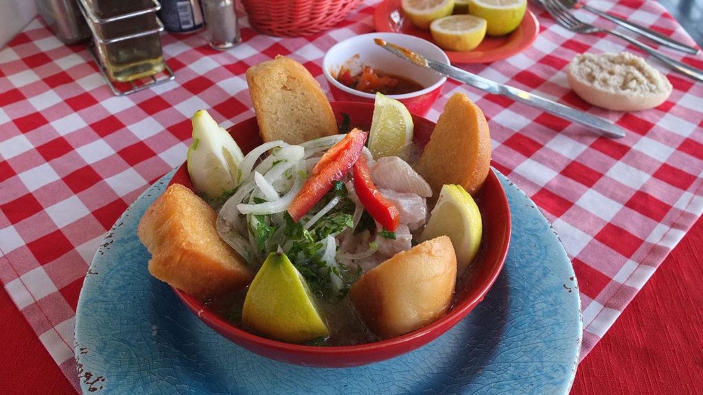 Ceviche à Valparaiso