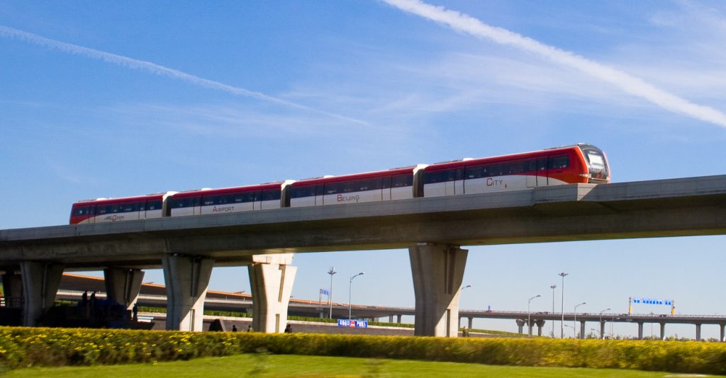 Le metro express de Pékin