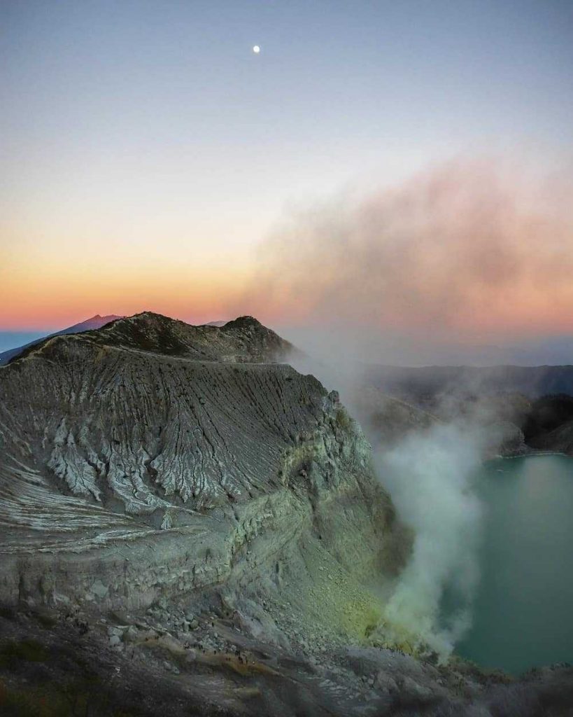 le Kawah Ijen en Indonésie