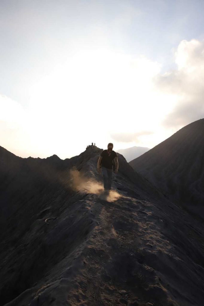 paysage lunaire sur le mont bromo