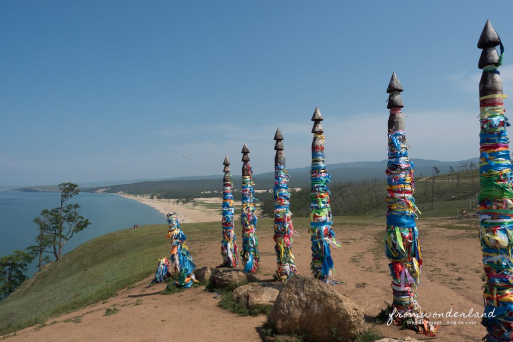 Vue sur la plage russe 