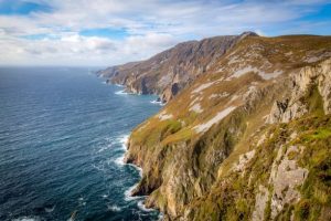 Les falaises de Slieve en Irlande