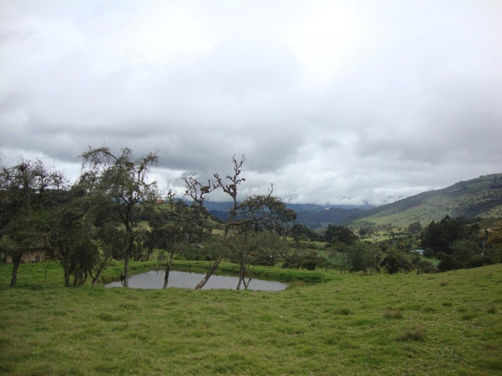 Vue sur la balade jusqu'à la Laguna