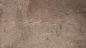peintures rupestres en Namibie