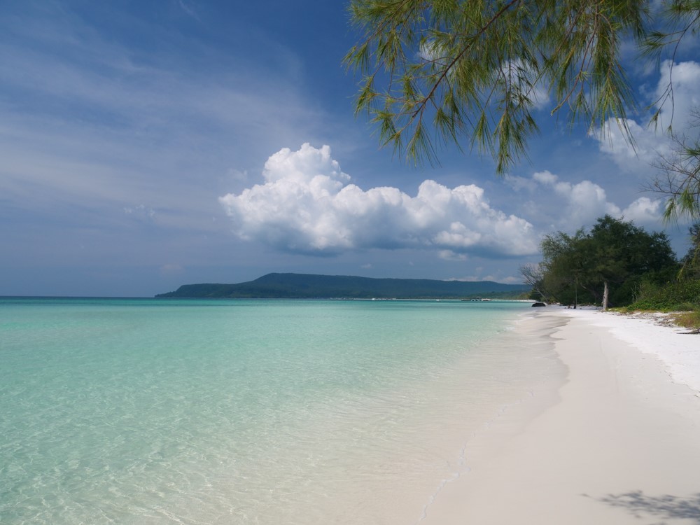 la plage de Long beach sur Koh Rong