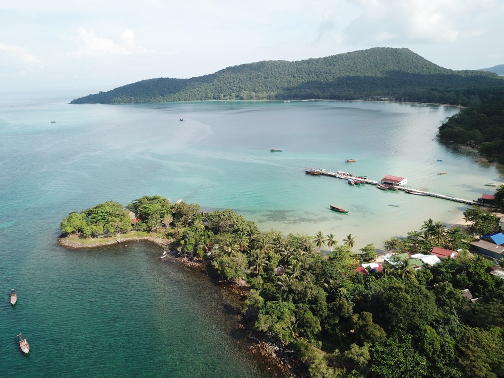 Koh Rong vue du ciel