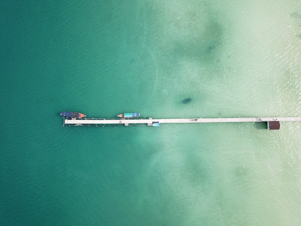 Vue drone des iles 