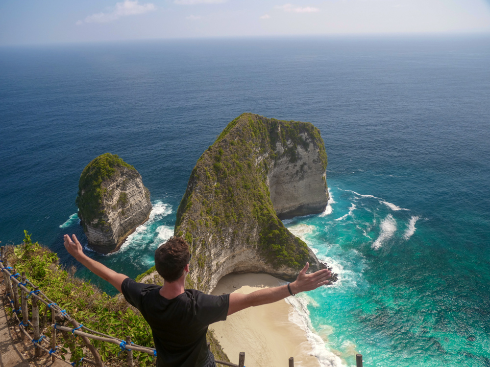 La plage vue d'en haut 