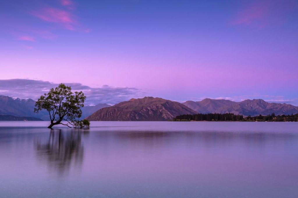 Lac Wanaka en Nouvelle Zélande