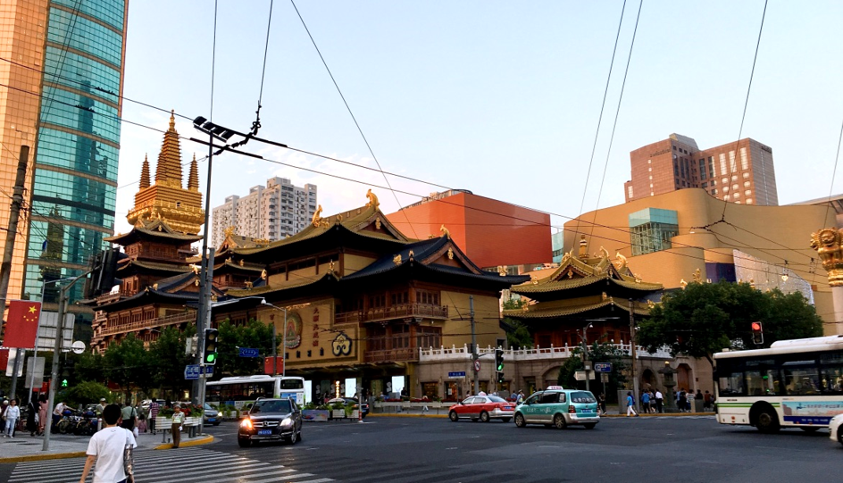 temple dans le centre de Shanghai