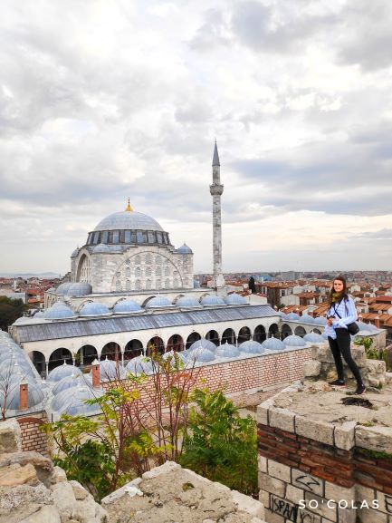 Vue sur Istanbul et la mosquée