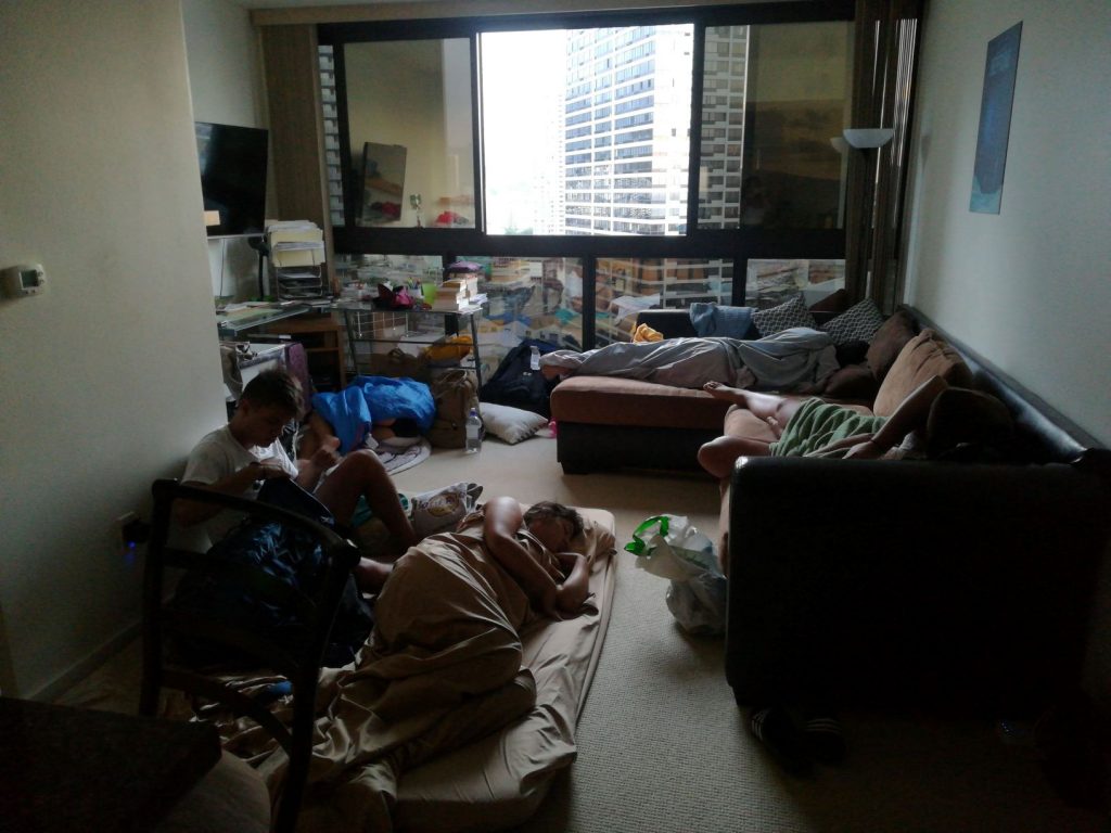 Appartement de l'habitant qui faisait du couchsurfing