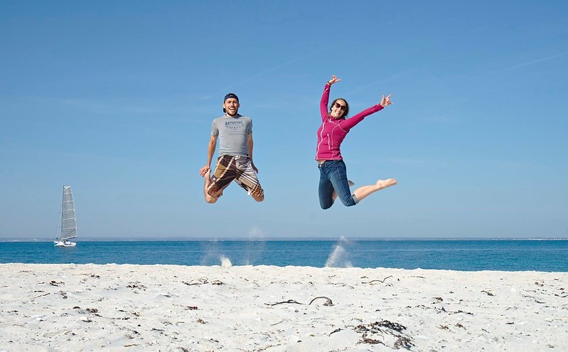 Fab et Benoit sur la plage