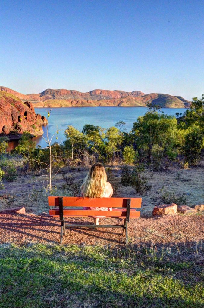 Vu sur le Lac Argyle en Australie