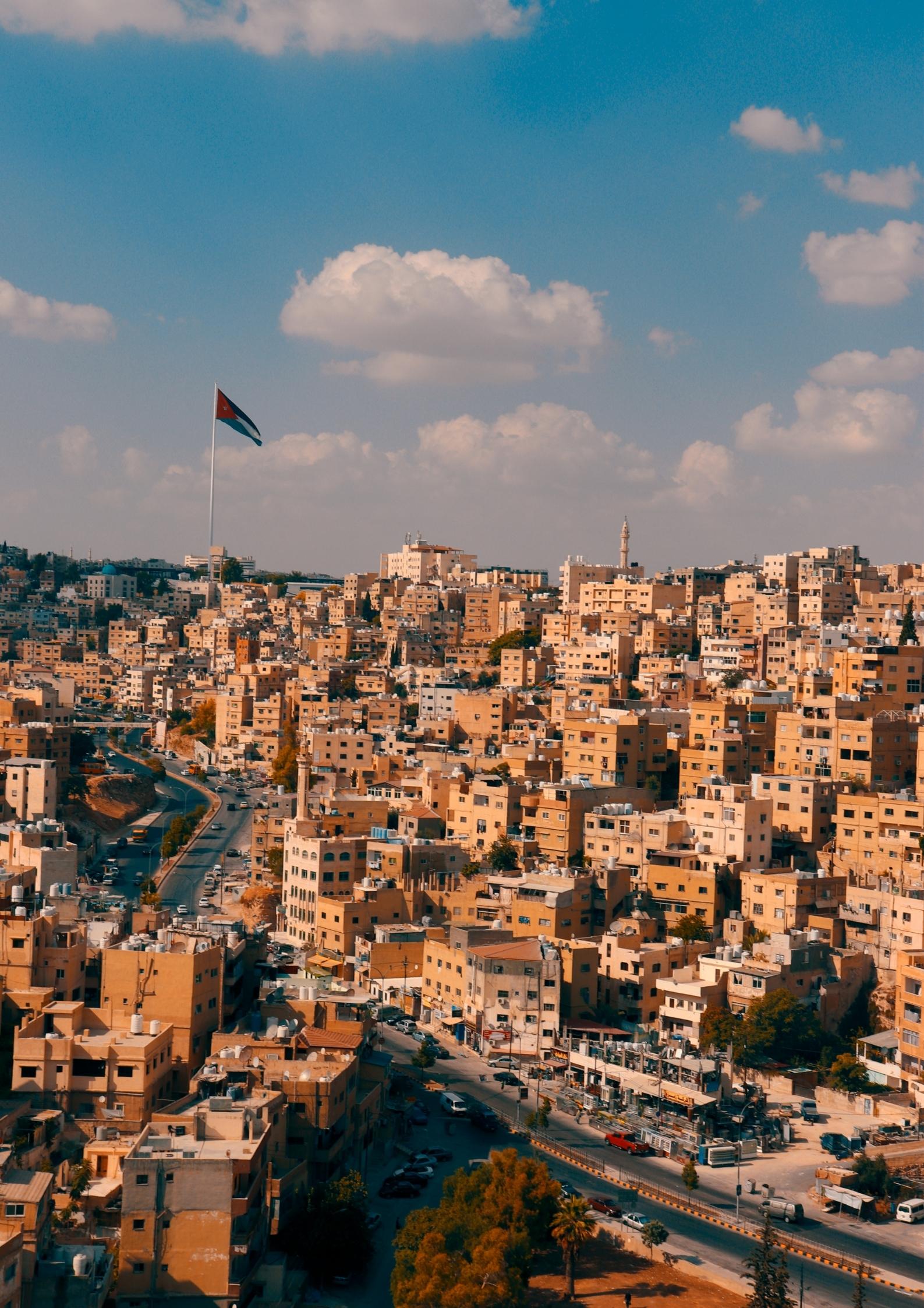 Ville d'Amman en Jordanie