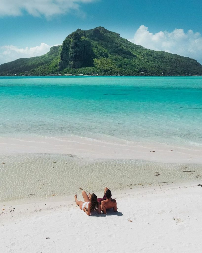La Polynésie et son sable blanc