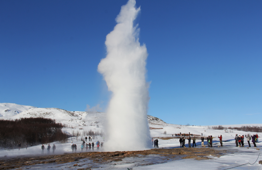 Les célèbres geysers de Geysir