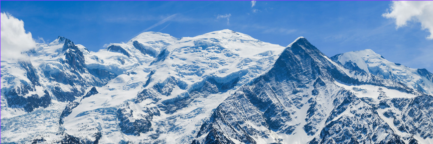 Grande Montagne du Mont Blanc enneigée