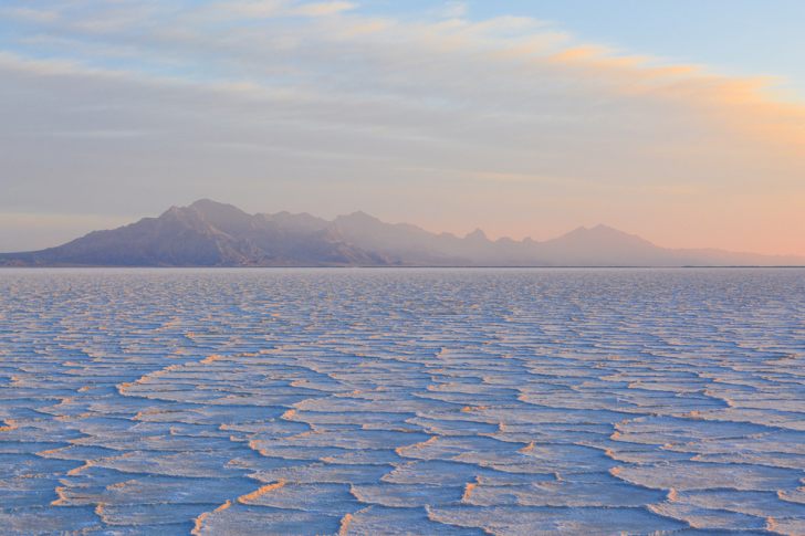 les Bonneville Salt Flats