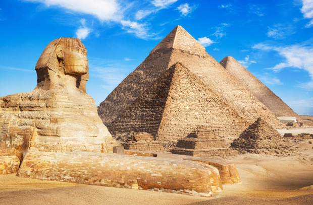 La Grande Pyramide de Gizeh, Égypte