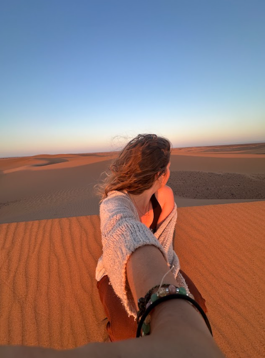 coline dans le desert